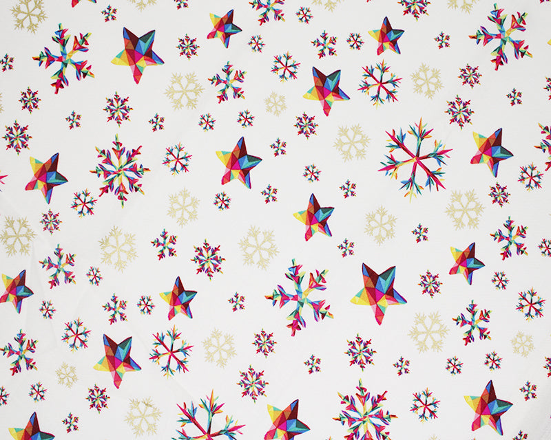 Stars & Snowflakes - Cream
