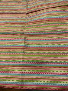 Multi Coloured Stripes-Half Metre