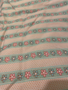 Stripes & Flowers-Half metre