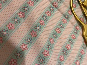 Stripes & Flowers-Half metre