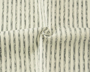 Dark Grey Stripes -Half metre