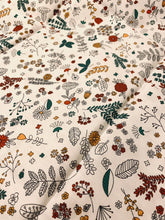 Load image into Gallery viewer, Half- White Floral cotton twill
