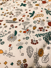 Load image into Gallery viewer, Half- White Floral cotton twill
