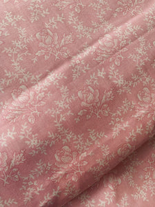 Pink Floral  Rose- Half metre