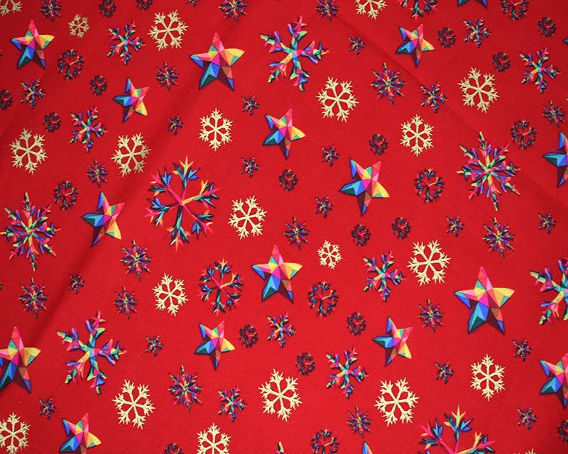 Stars & Snowflakes - Red