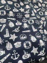 Load image into Gallery viewer, Nautical/ Seaside Polycotton
