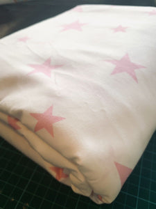Pink Stars -Half metre