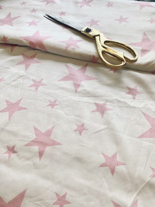 Pink Stars -Half metre