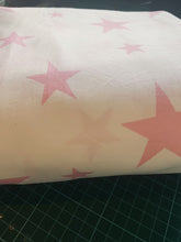 Load image into Gallery viewer, Pink Stars -Half metre
