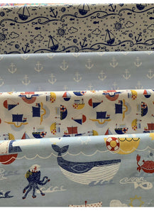 Boats & Whales -Half Metre