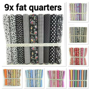 9 X Fat Quarter bundles