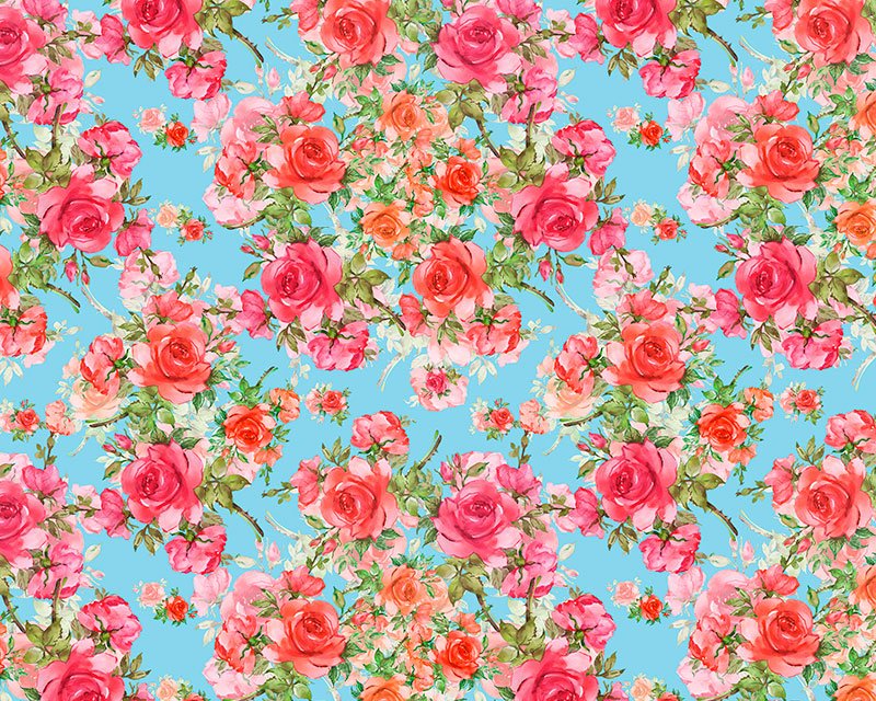 Digital roses/ Half Metre