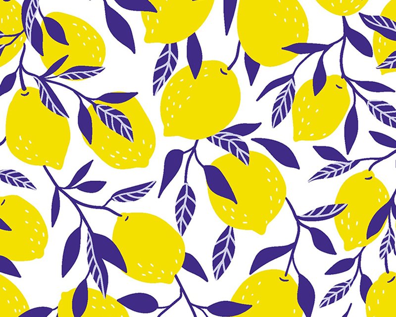 Little Johnny Blue Leaf Lemons/Half Metre