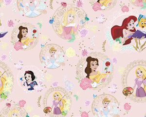 Disney Party Princess Love hearts-Half Metre
