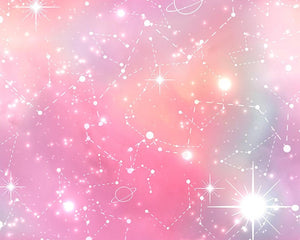 Little Johnny- Pink Galaxy/Half Metre