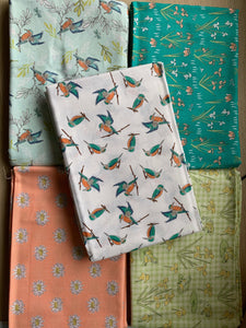 5 x 1 Metre lengths- Lily Pads with birds