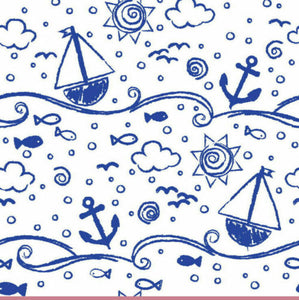 Boats & Anchors -Half Metre