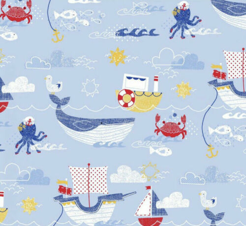 Boats & Whales -Half Metre