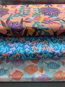Flowers, Coral  -Half Metre
