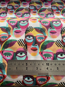 Abstract Faces/Half Metre