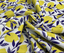 Load image into Gallery viewer, Little Johnny Blue Leaf Lemons/Half Metre
