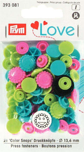 Plastic snaps - 13.6mm