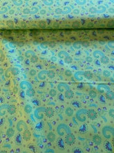 Load image into Gallery viewer, Lime floral- Half Metre
