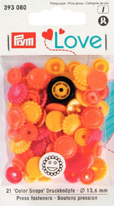 Plastic snaps - 13.6mm