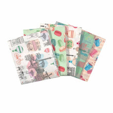 Load image into Gallery viewer, 5 x Fat Quarters Sketches of Paris
