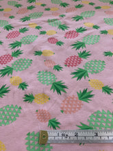 Load image into Gallery viewer, Pineapples on pink -Half Metre
