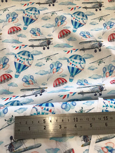 Little Johnny- Vintage Planes/Half Metre