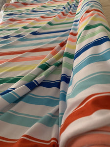 Striped brushed Jersey-Half metre